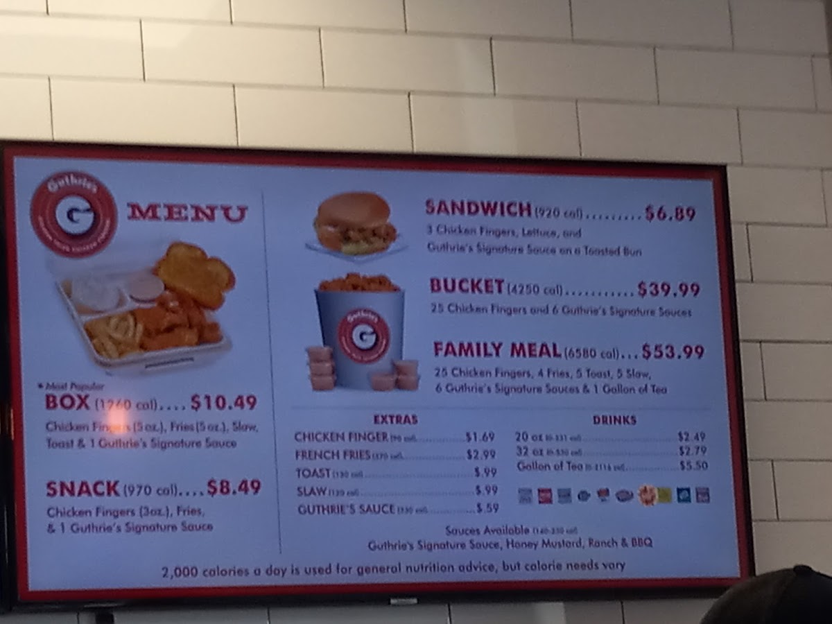 Guthrie's Menu - Image 3