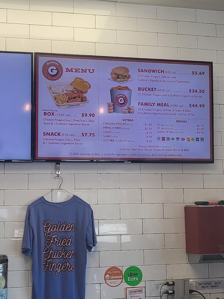 Guthrie's Menu - Image 5